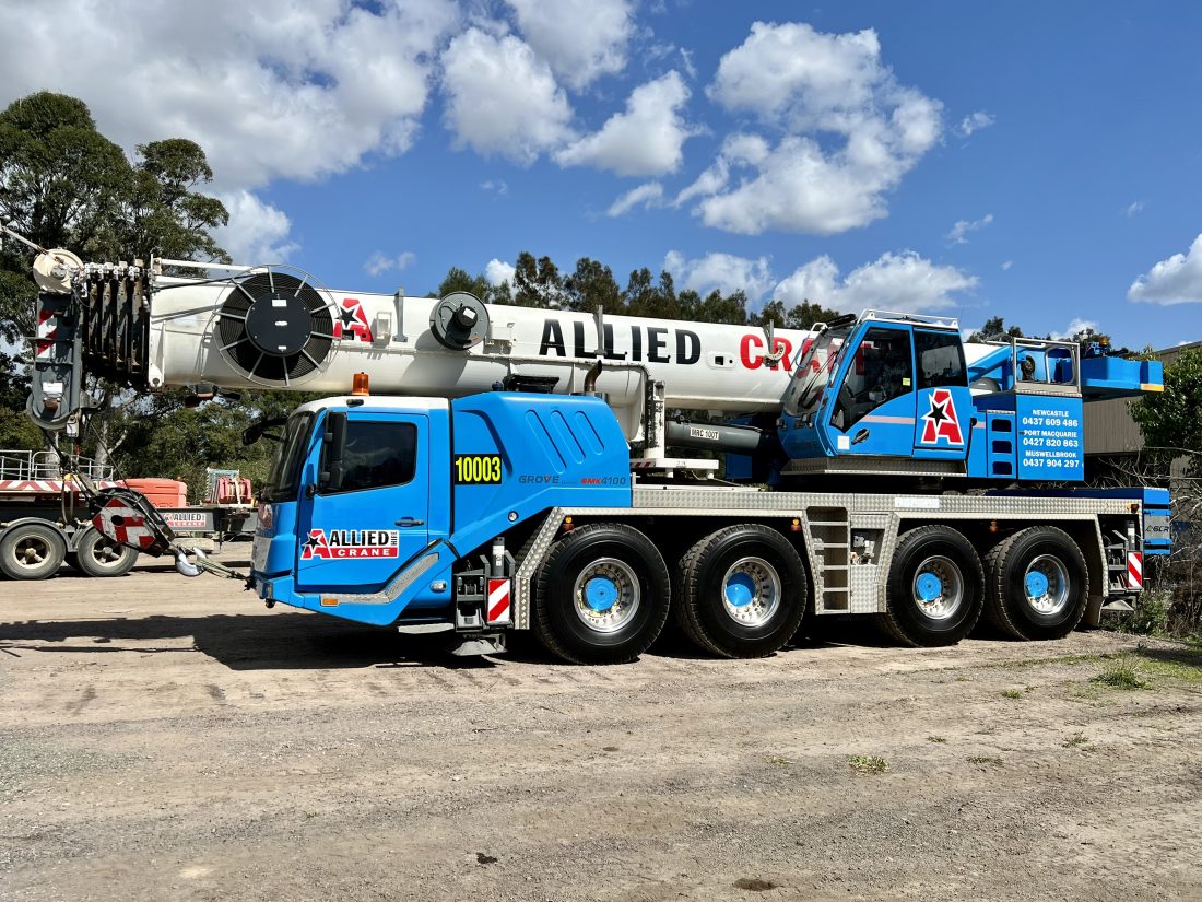 Grove GMK 51302 Allied Crane Hire Newcastle